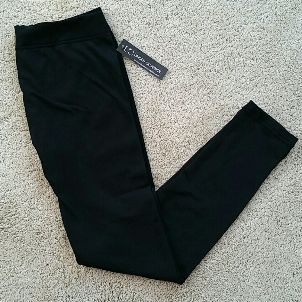 Black Fleece-Lined Legging